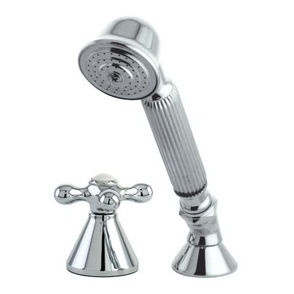 Transfer Valve Set For Roman, Tub Filler, Chrome